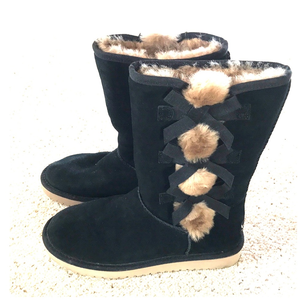 Black Koolaburra by Ugg Victoria tall boots